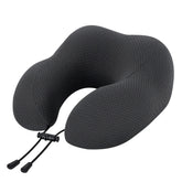 Giselle Bedding Travel Neck Pillow U-Shape Support Memory Foam Plane Car Cushion